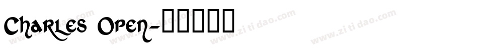 Charles Open字体转换